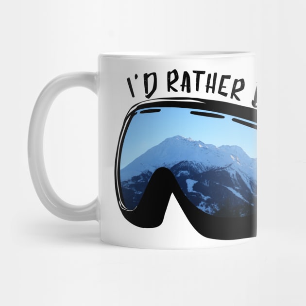 I'd Rather Be Skiing by johnstoncreative